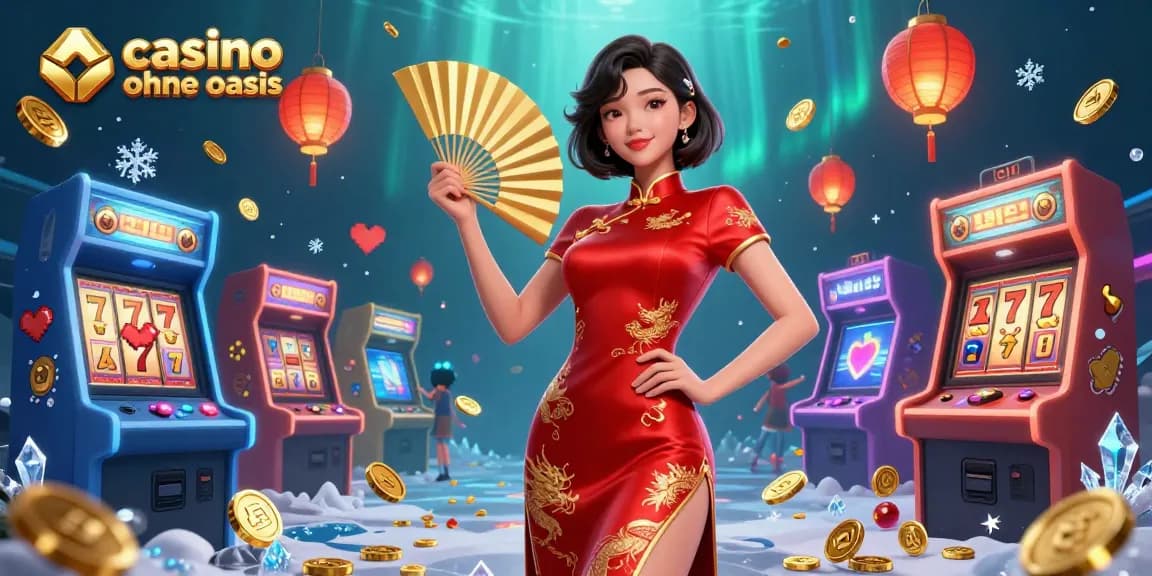 Experience thrilling games at casino ohne oasis, featuring vibrant colors and a stunning atmosphere.