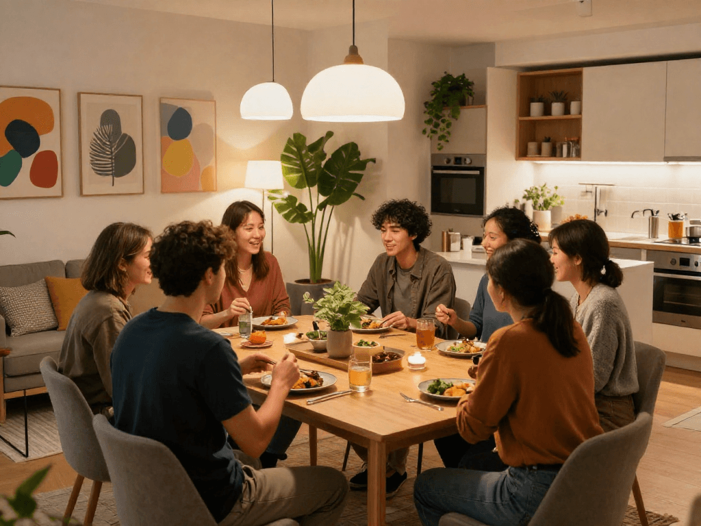 Gemütliche Monteurwohnung Hannover mit modernen Annehmlichkeiten und angenehmer Atmosphäre.