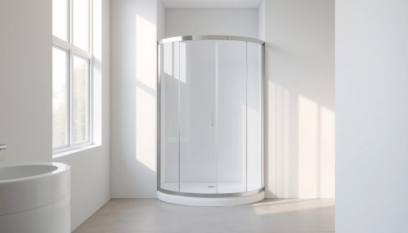 Erleben Sie die Eleganz der duschkabine 90x90 komplett mit stilvollem Design in einem modernen Badezimmer.