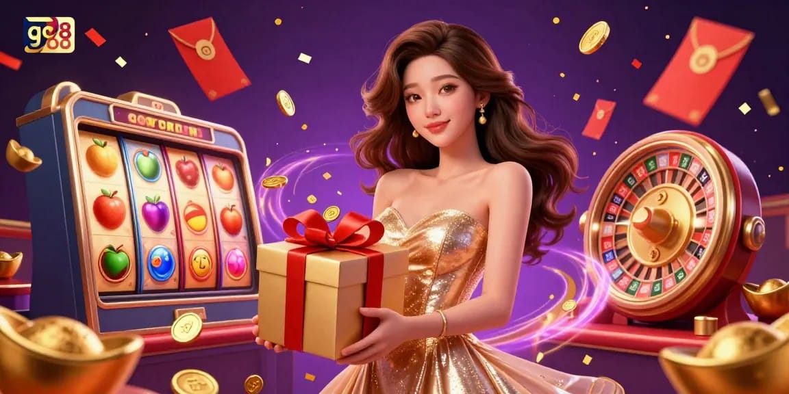 Experience the thrill of go 88 with festive casino elements and a welcoming atmosphere.