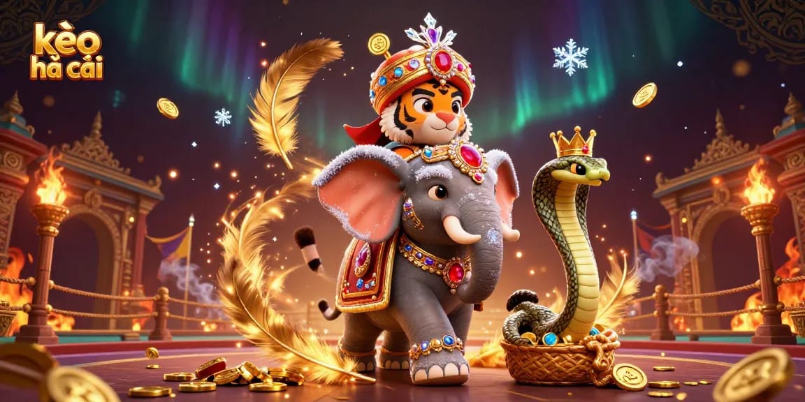 Engaging kèo nhà cái sports betting visual capturing the excitement of wagering with vibrant characters and elements.
