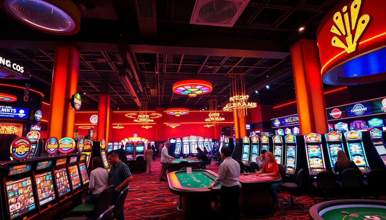 Der pflegedienst bietet professionelle Unterstützung in einem Casino-Umfeld mit lebhafter Atmosphäre.