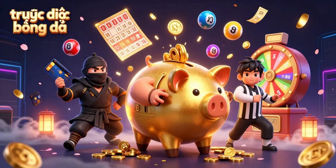 Experience trực tiếp bóng đá with exciting dynamics among characters in a vibrant gambling scene.
