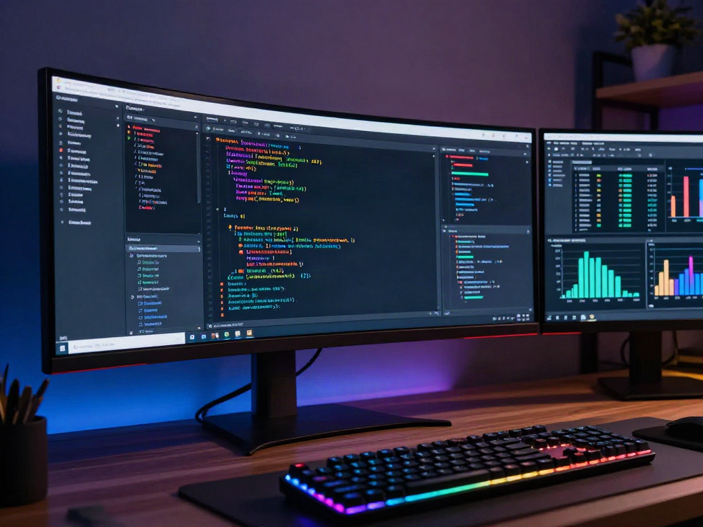 Immobilien Berlin Softwareentwicklung und cloudbasierte Lösungen im modernen Büro.