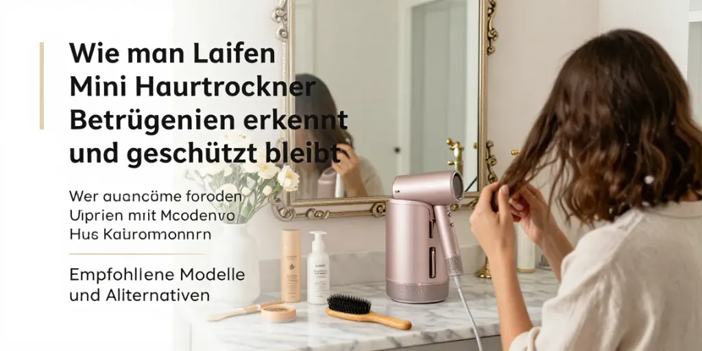 Laifen Mini haartrockner insights shown in Wie man Laifen Mini Haartrockner Betrügereien erkennt und geschützt bleibt