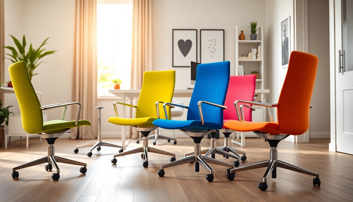 Verwaltet refurbished Vitra Stühle in einem modernen Büro mit natürlichem Licht.