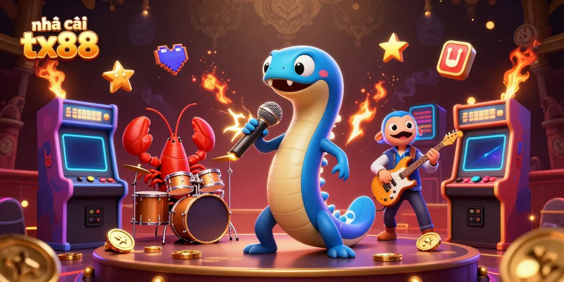 Engage in extraordinary underwater entertainment with nhà cái tx88's vibrant casino scene, featuring dynamic characters.