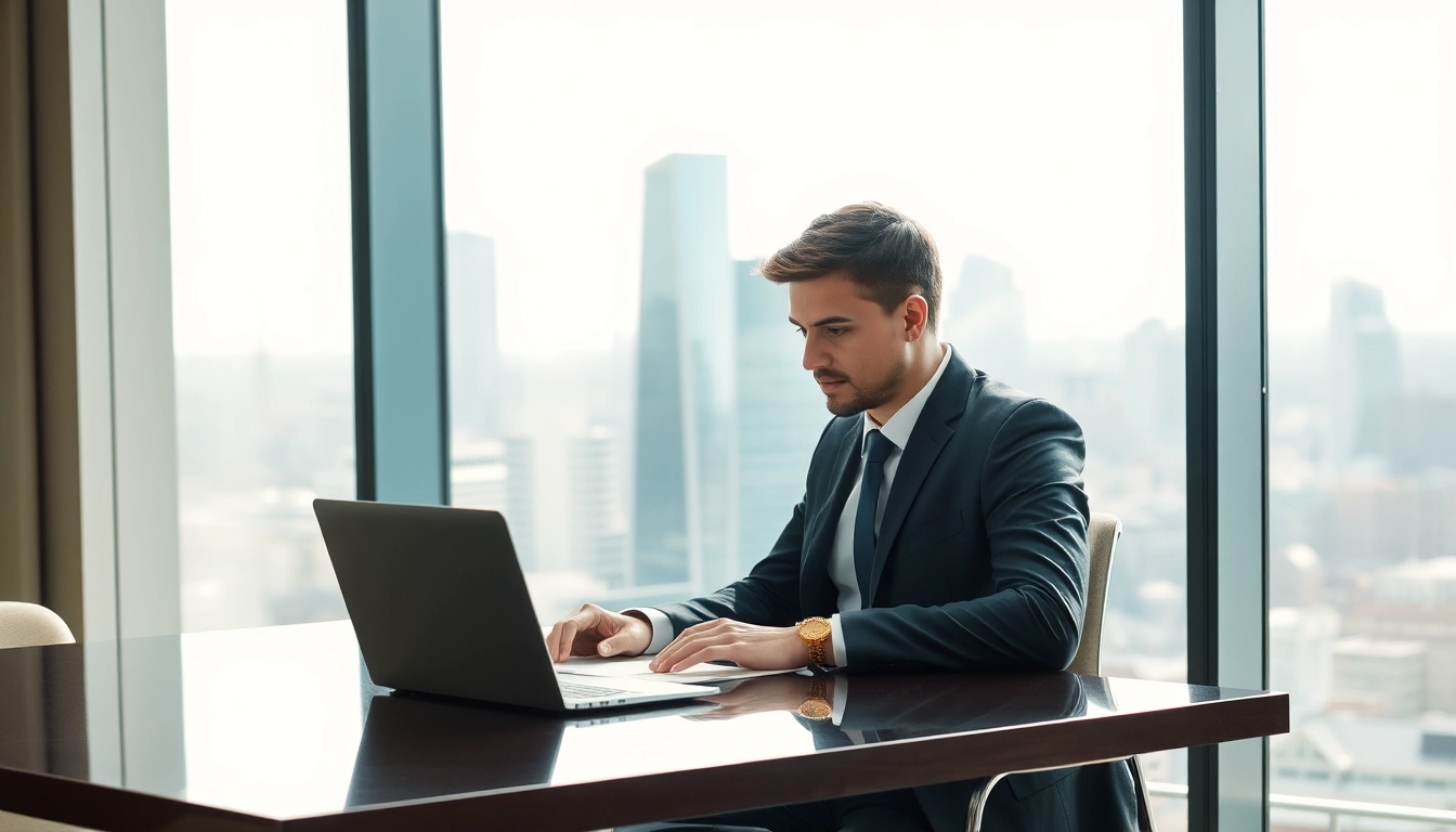 Headhunter Frankfurt präsentiert Kandidatenprofile im modernen Büro.