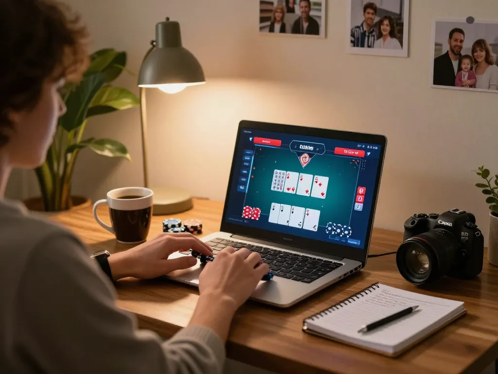 Active player engaged in online poker at RR88, working on strategies and enjoying the game.