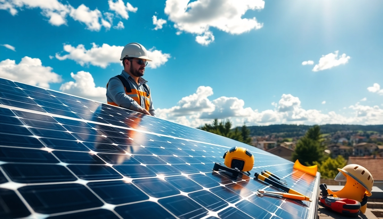 Photovoltaik Leads generieren mit erfolgreicher Installation von Solarpanelen.