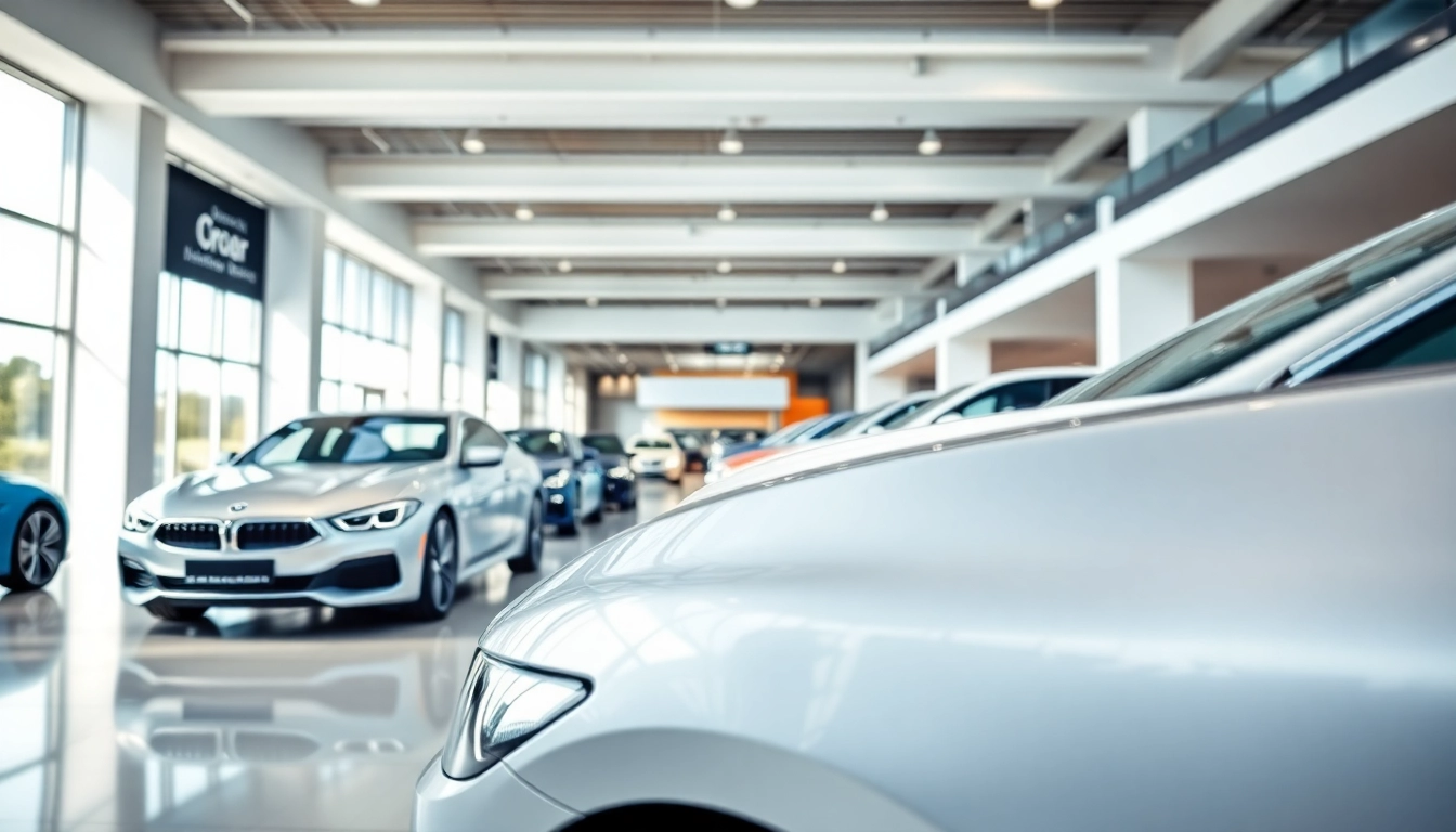 Auto kaufen: Ausgewählte Sportwagen in einem modernen Showroom mit natürlichem Licht.