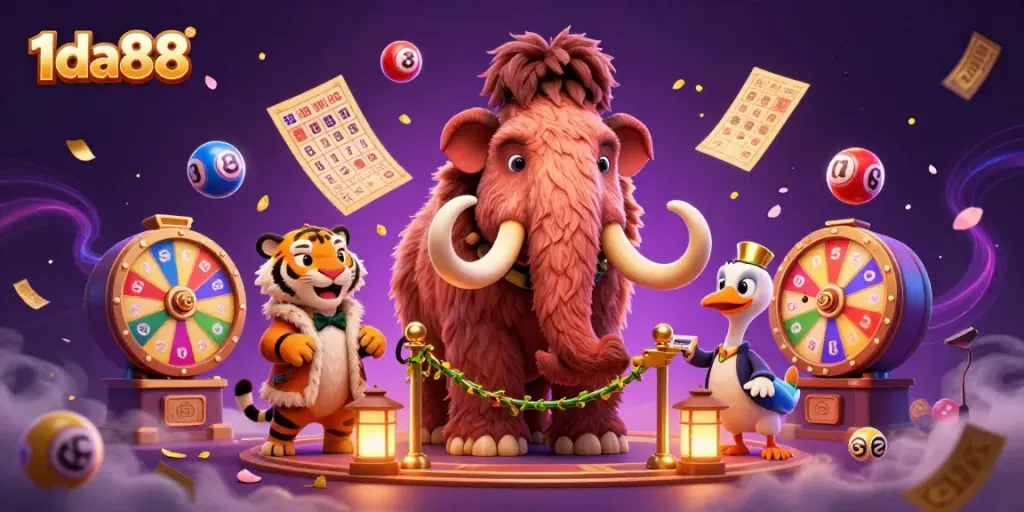Engage with the 1da88 casino experience featuring vibrant visuals and animated gaming elements.