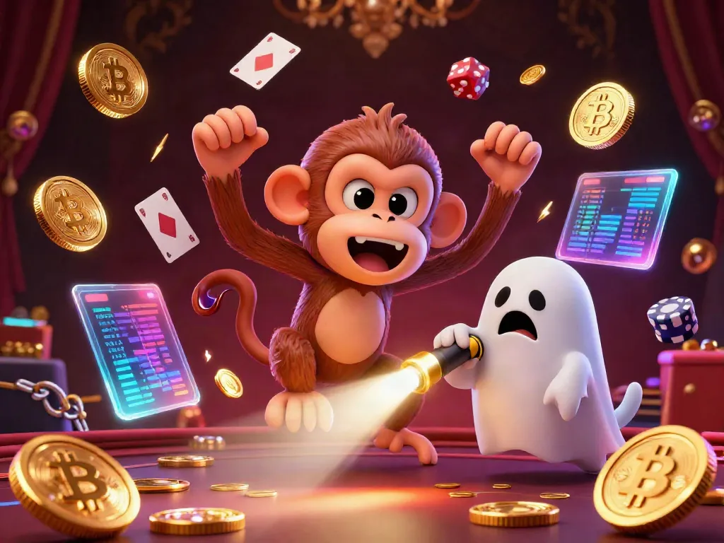 Witness the animated debet casino experience featuring a mischievous monkey and a curious puppy tracking golden treasures.