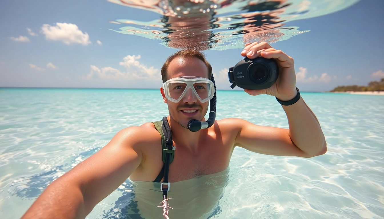 Tauchen lernen Mexiko: Ein Tauchlehrer und Schüler erkunden die Korallenriffe von Playa del Carmen.
