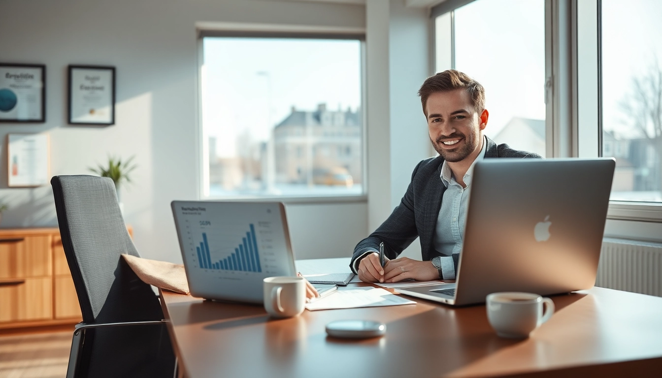 Headhunter Kiel strategisch am Arbeitsplatz beschäftigt, um Führungskräfte zu rekrutieren.