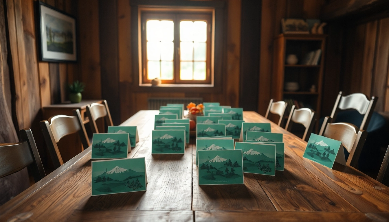 Gestalte einzigartige Grusskarten Schweiz mit traditionellen Schweizer Motiven.