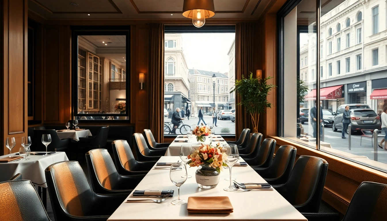 Erleben Sie die Suche nach Top-Kandidaten durch Headhunter Gastronomie in einem einladenden Restaurant.