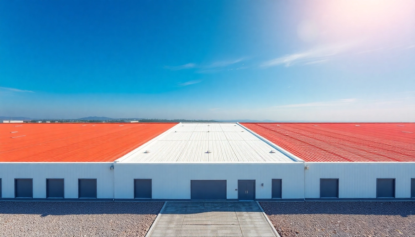 Flachdachsanierung Logistikhalle, innovative Dachlösungen in Aktion zeigen.