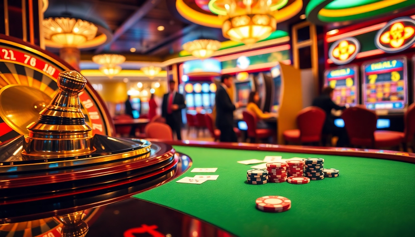 Xổ số hôm nay brings excitement with vibrant casino poker chips and roulette wheels.