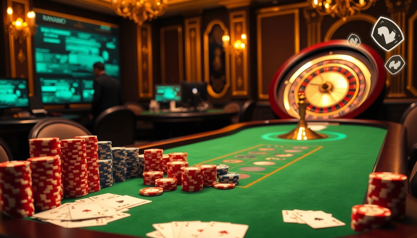 The hidden wiki dark web inspires a luxurious poker table scene with colorful chips and cards.